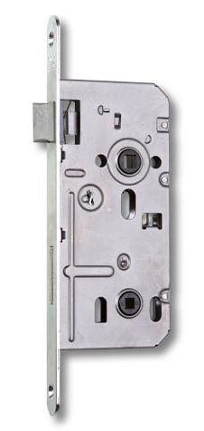 Zámek zadlabací K352C P BíZn, 90/80 WC 7x7 zakázka DOPRODEJ - Vložky,zámky,klíče,frézky Zámky zadlabací, přísl. Zámky zadlabací dveřní
